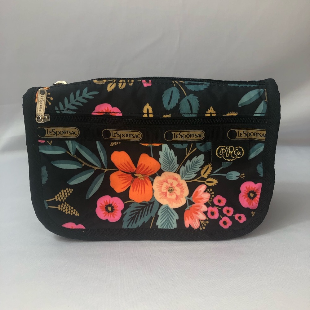 Lesportsac + Rifle Paper Co cosmetic bag